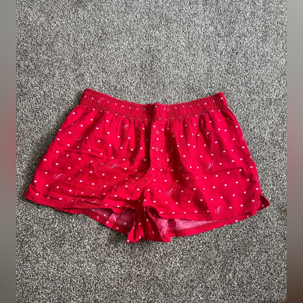 pink victorias secret sleep shorts